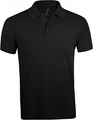 Рубашка поло мужская Prime Men 200 черная (Черный)