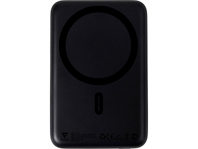 Магнитный внешний беспроводной аккумулятор Polarix, QC/PD, 10000 мАч