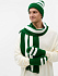 Шарф Winwear, темно-зеленый (глубокий зеленый) - Фото 9