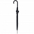 Зонт-трость с пластиковой ручкой, механический; черный; D=103 см; 100% полиэстер 190 T - Фото 3