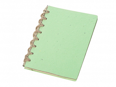 Блокнот А6 с бумажным карандашом и семенами цветов микс (Зеленое яблоко)