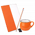 Подарочный набор LAST SUMMER: бизнес-блокнот, кружка, карандаш чернографитный, оранжевый - Фото 1