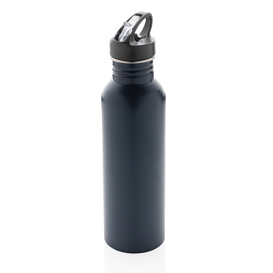 Спортивная бутылка для воды Deluxe (Темно-синий;)