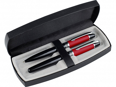Подарочный набор ручек Кюри (Черный/красный)