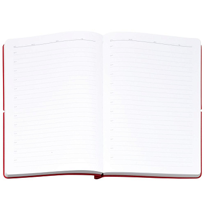 Ежедневник Flexpen Bright, недатированный, красный