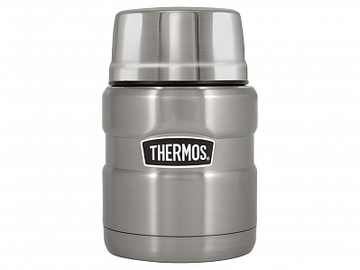 Термос для еды с ложкой Thermos King-SK3000 (Стальной)