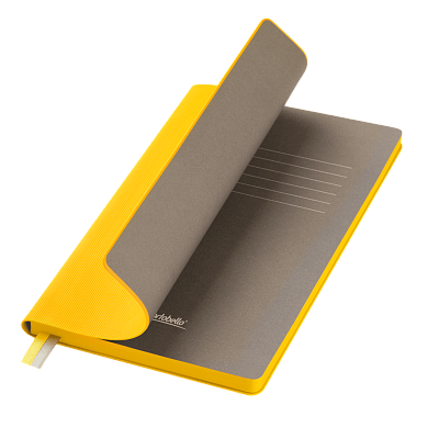 Ежедневник Рейн (Rain) недатированный, желтый (без упаковки, без стикера)