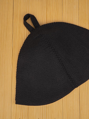 Банная шапка Heat Off, черная