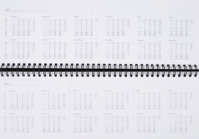 Планинг Grade на заказ, недатированный, черный