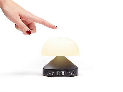 Светильник с часами и световым будильником Mina Sunrise