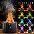 Светодиодный USB увлажнитель-аромадиффузор Bonfire с пультом Д/У, чёрный - Фото 5
