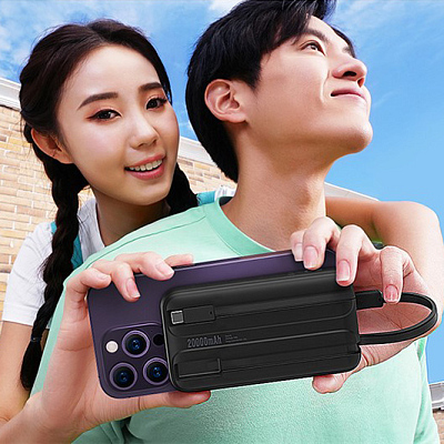 ПЗУ Baseus Comet Series Dual-Cable 20000mAh 22.5W, белый