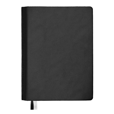 Ежедневник недатированный MAVE, черный, формат А5, блок в линейку