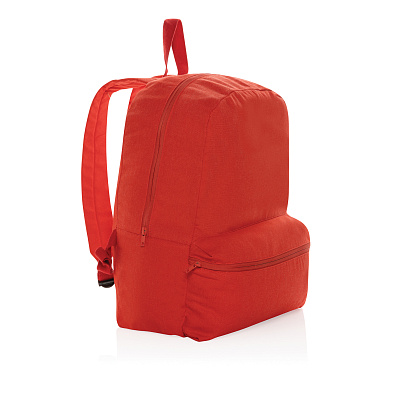 Рюкзак Impact из переработанного канваса AWARE™, 285 г/м² (Сочный красный;)