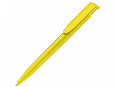 Ручка шариковая пластиковая Happy Gum, soft-touch (Желтый)
