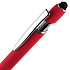 Ручка шариковая Pointer Soft Touch со стилусом, красная - Фото 4