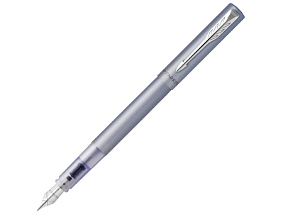 Перьевая ручка Parker Vector, F/M (Серебристый, серый)