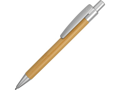 Ручка шариковая Arasiyama из бамбука (Натуральный, серебристый)