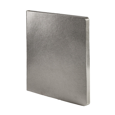 Бизнес-блокнот AURI, формат А5 , блок в линейку (Серебристый) Бизнес-блокнот AURI, формат А5 , блок в линейку (Серебристый)