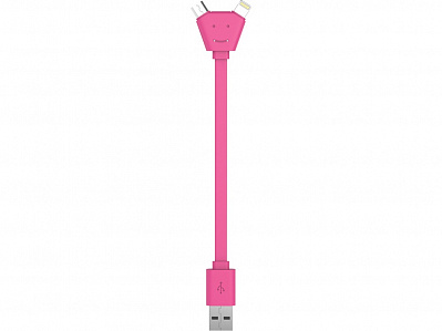 USB-переходник Y Cable (Розовый)