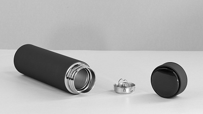 Набор подарочный "Pleasure": термос "Бостон next", специи, черный