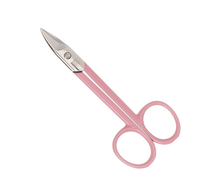 Ножницы Dewal Beauty для педикюра 10 см  (Розовый)
