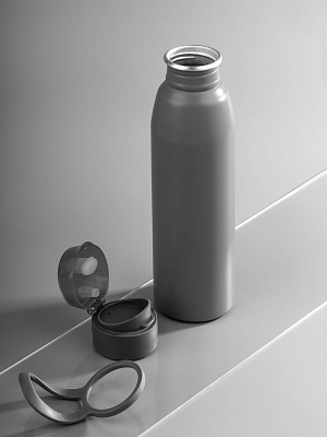 Бутылка для воды Billy Gym, матовая серая