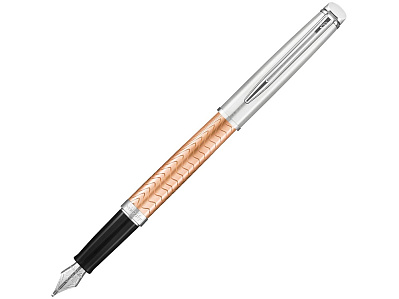 Ручка перьевая Hemisphere Deluxe (Розово-бежевый, серебристый)