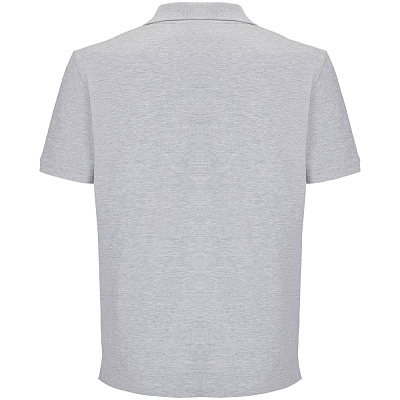 Рубашка поло унисекс Pegase, серый меланж
