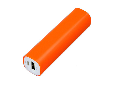 Внешний аккумулятор Digi прямоугольной формы, 2200 mAh (Оранжевый)