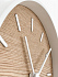 Часы настенные Kudo, беленый дуб - Фото 3