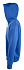 Толстовка мужская на молнии Soul Men 290 с контрастным капюшоном, ярко-синяя - Фото 3