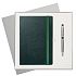 Подарочный набор Portland Btobook, зеленый (ежедневник, ручка) - Фото 1