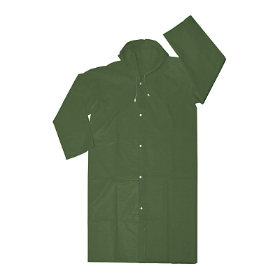 Дождевик "Pure" т.зелёного цвета , 68 х 118 см. материал этиленвинилацетат (Темно-зеленый)