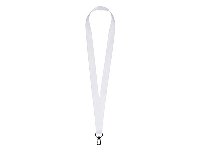 Ланъярд под сублимацию с карабином, 2 см (Белый)