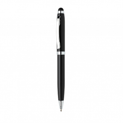 Ручка-стилус Deluxe с фонариком COB (Черный;)