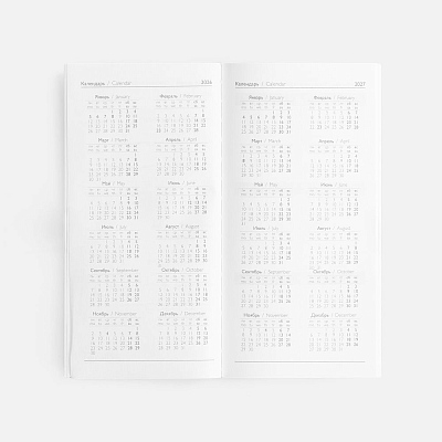 Еженедельник Baza, датированный, синий