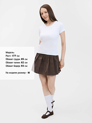 Футболка женская с круглым вырезом Lady 220 белая