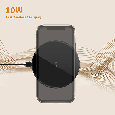 Беспроводное ЗУ ZMI Wireless Charger WTX10, розовый