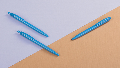 Ручка шариковая "Phil" из антибактериального пластика, бирюзовый