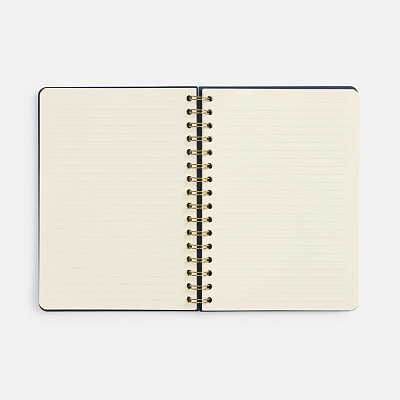 Ежедневник Spiral, недатированный, синий