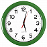 Часы настенные "ПРОМО" разборные ; зеленый,  D28,5 см; пластик - Фото 2