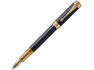 Ручка перьевая Duofold Prestige Centennial, M (Синий, золотистый)