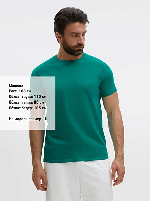 Футболка Imperial 190, изумрудно-зеленая