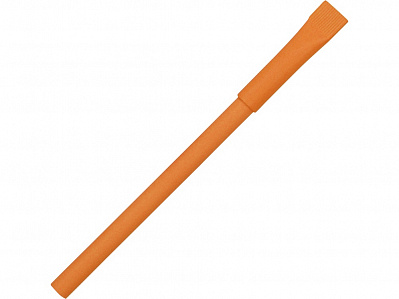 Ручка из переработанной бумаги с колпачком Recycled (Оранжевый)
