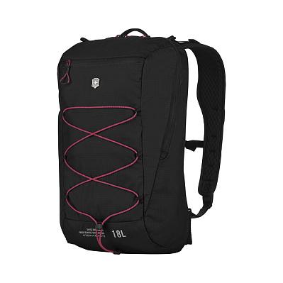 Рюкзак VICTORINOX Altmont Active L.W. Compact Backpack, чёрный, 100% нейлон, 28x17x44 см, 18 л (Черный)