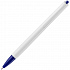 Ручка шариковая Tick, белая с синим - Фото 3