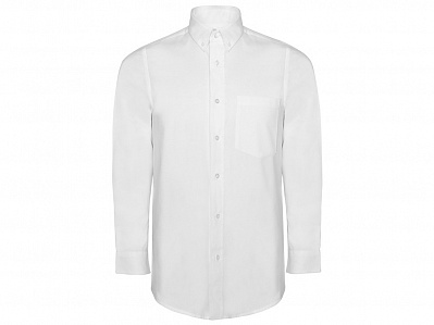 Рубашка с длинным рукавом Oxford, мужская (Белый)