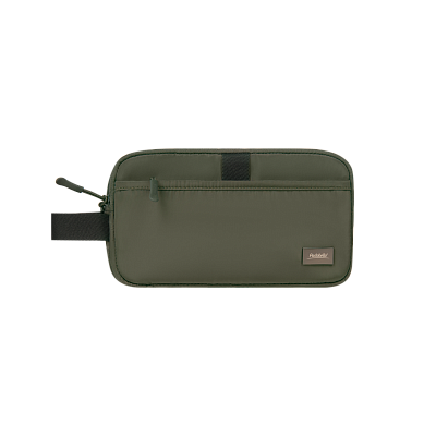 Дорожная косметичка Бостон (Boston), зеленая (Зеленый, серый)