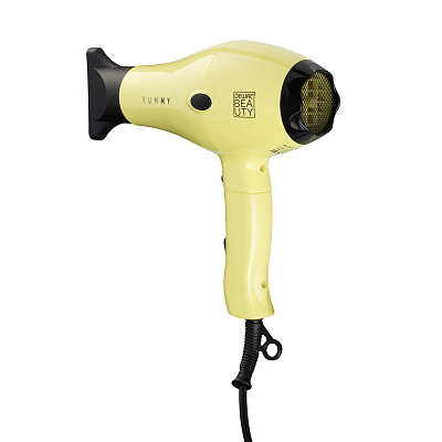 Фен DEWAL BEAUTY YumMy Yellow, жёлтый, 2000 Вт, ионизация, 1 насадка